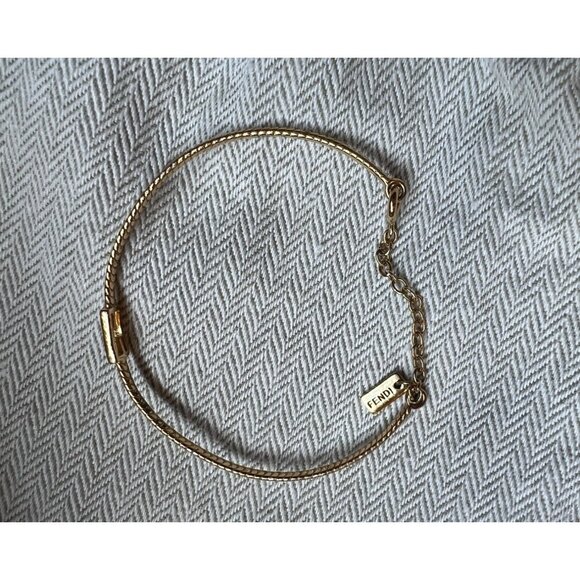 Fendi Gold-Tone Chain Bracelet - Picture 7 of 11